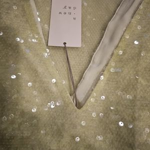 A New Day Women's Sequin Mini A-Line Dress